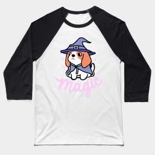 Beagle Magic Wizard Dog Owner Retro Funny Dog Baseball T-Shirt